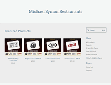 Tablet Screenshot of michaelsymonrestaurants.com